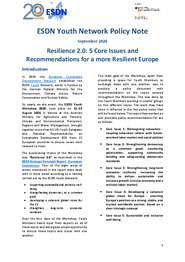 ESDN Youth Workshop 2026: Resilience 2.0