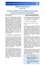 Sustainable Finance